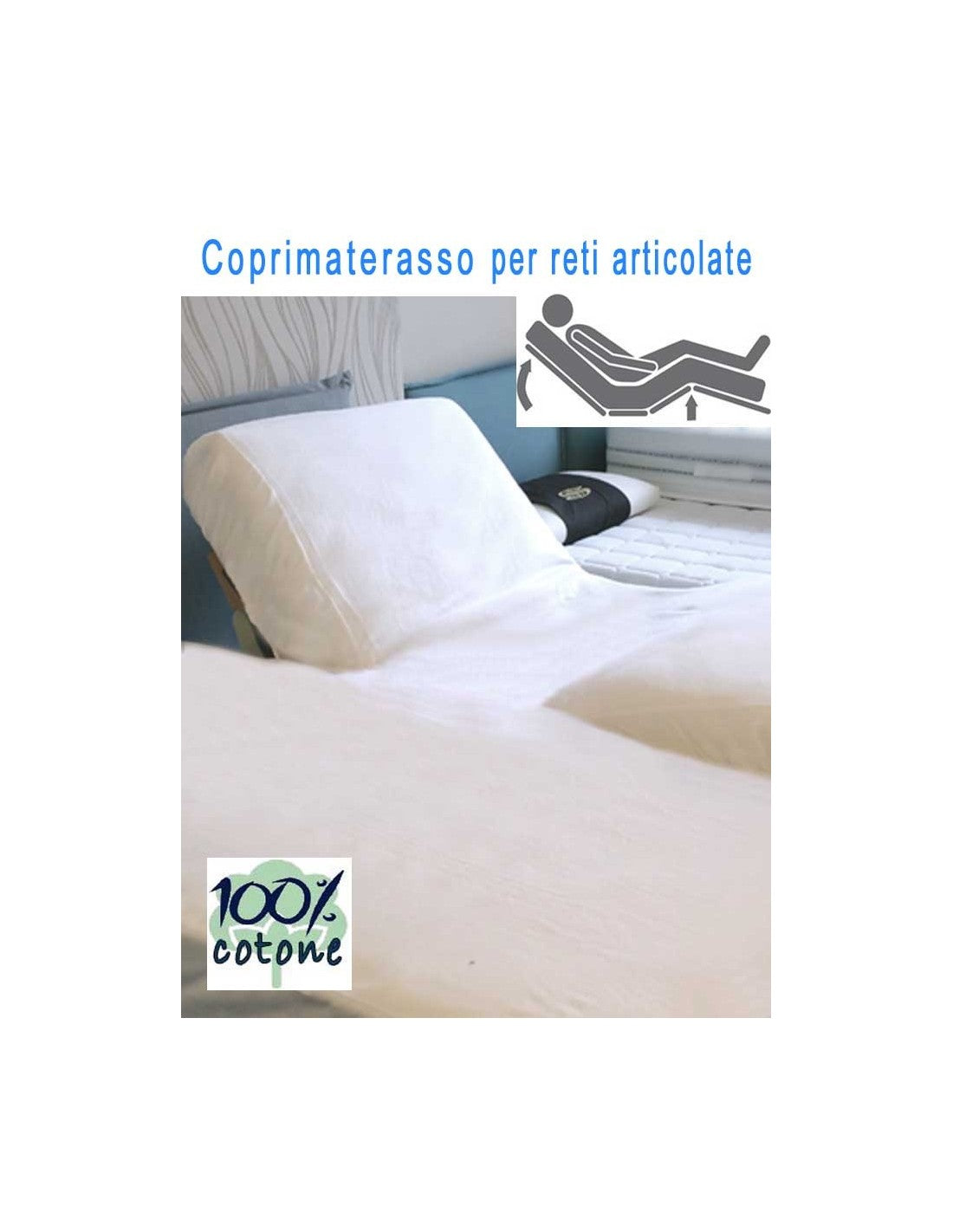 Coprimaterasso specifico per materassi con reti elettriche