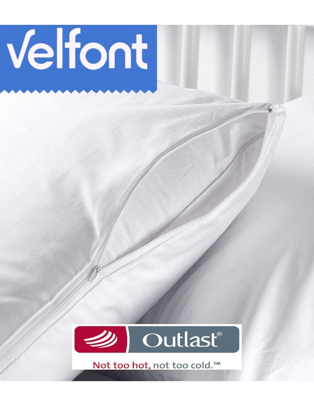 Federa copricuscino Outlast Velfont cotone