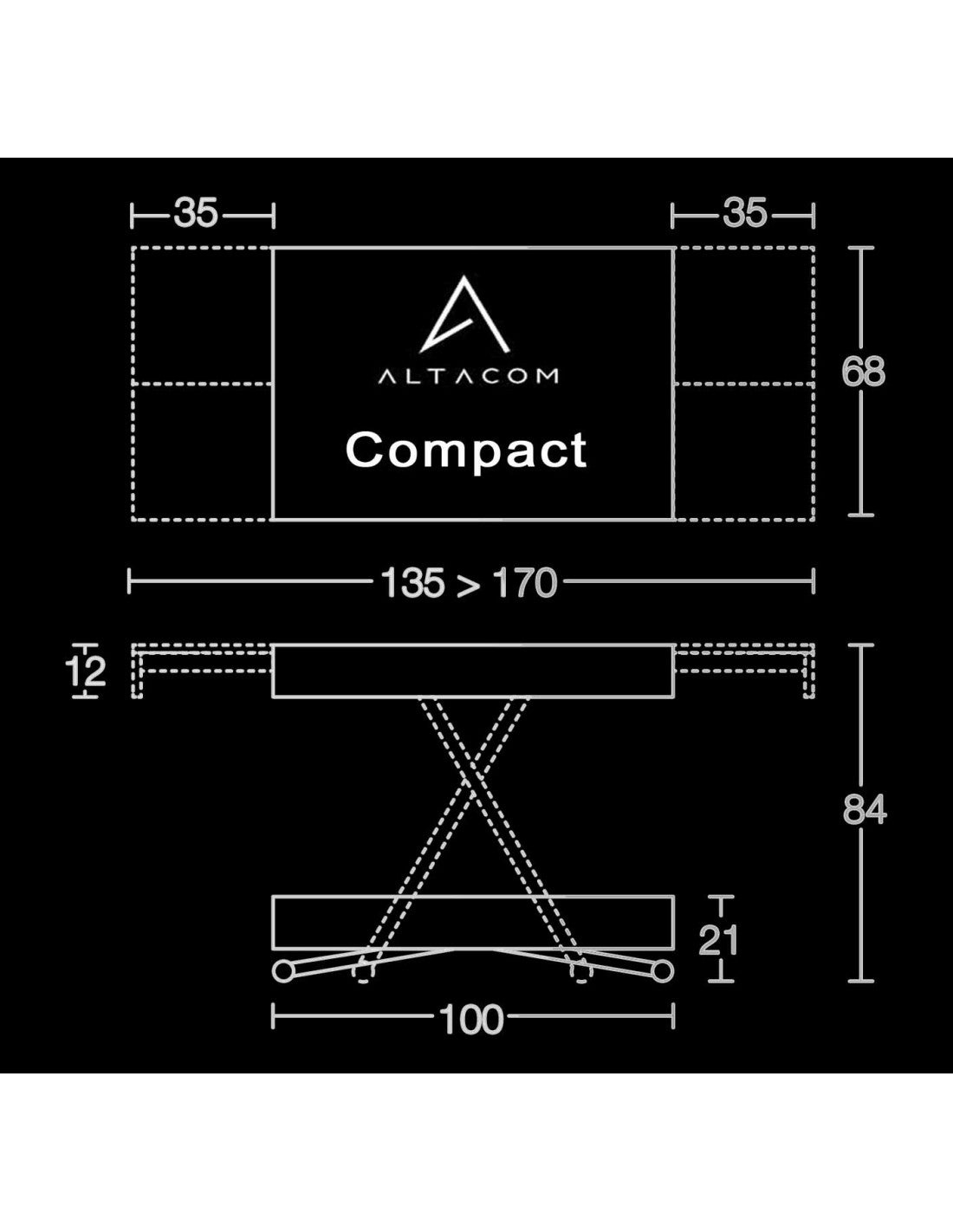Tavolo allungabile Compact