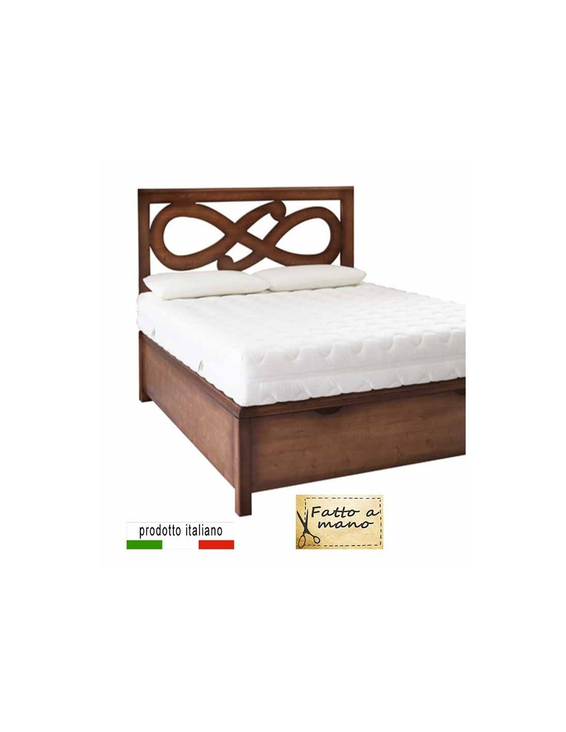 Letto Legno Grezzo Minosse