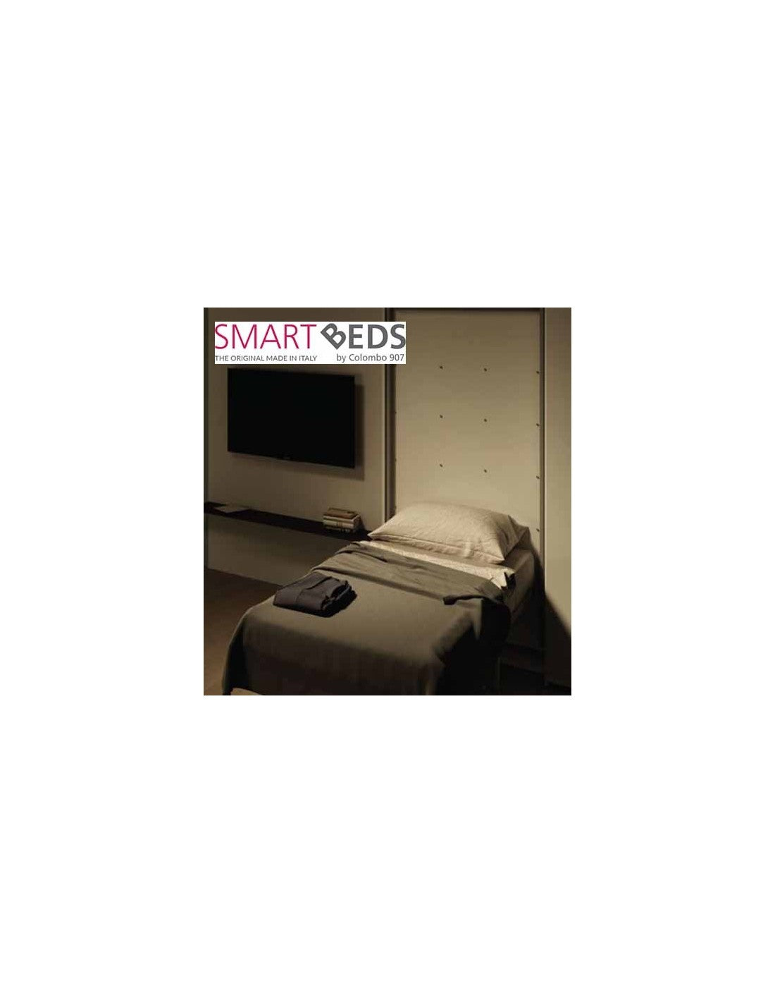 Single Revolving bed with bookcase