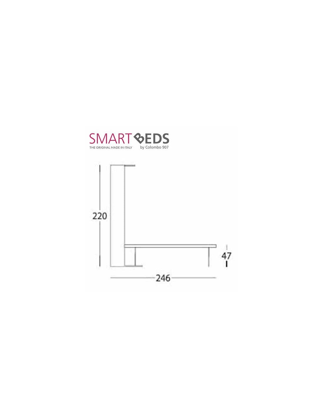 Single Revolving bed with bookcase