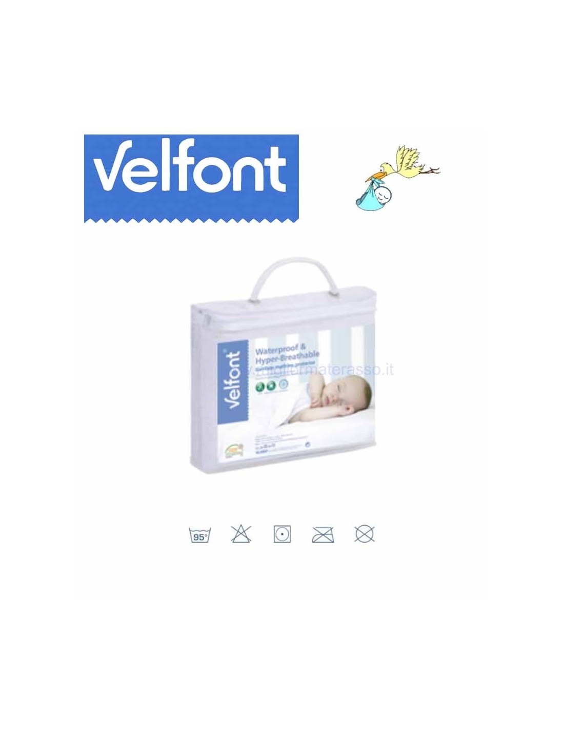 Coprimaterasso Impermeabile Baby lettino
