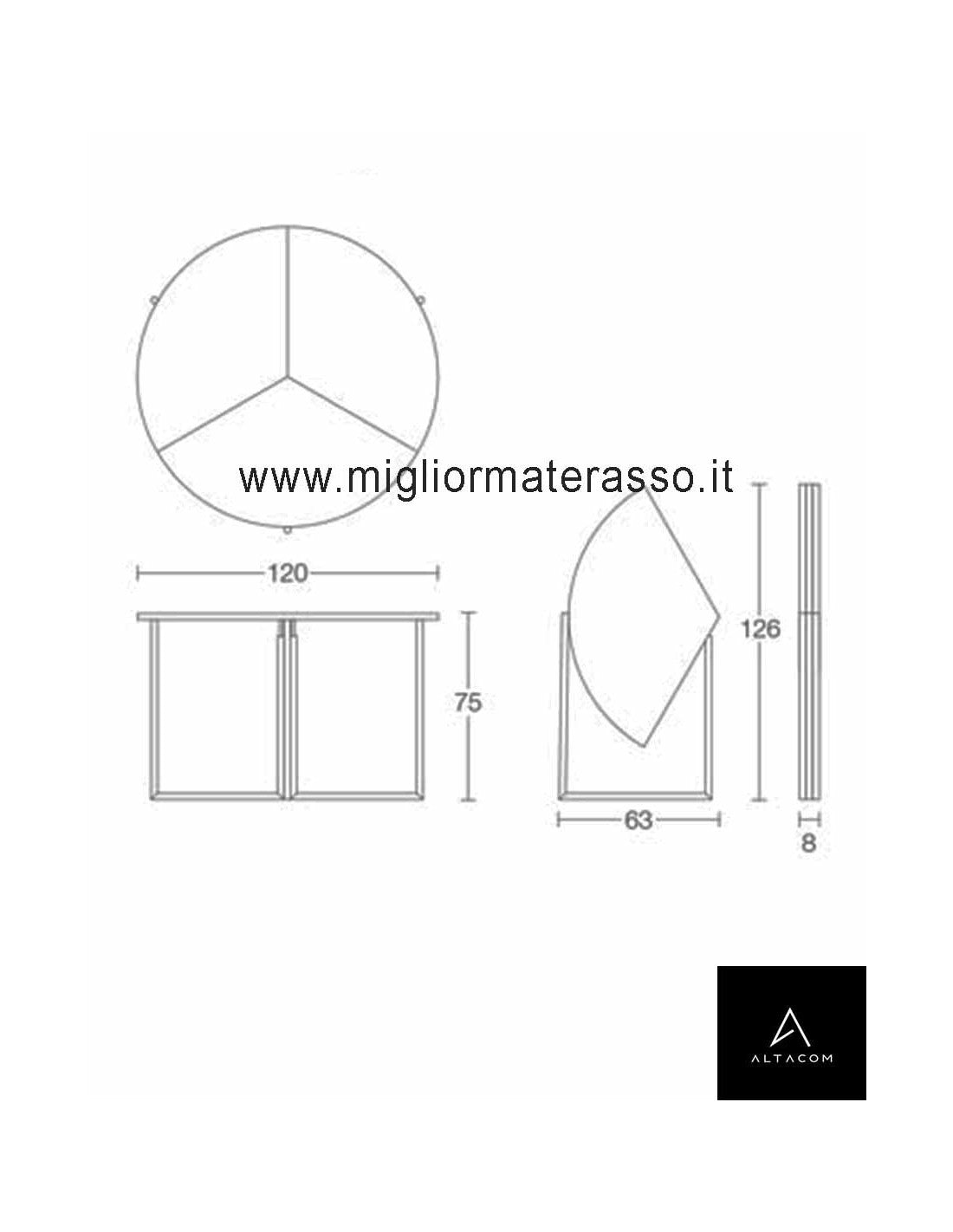 Tavolo Tondo Icaro prezzo offerta