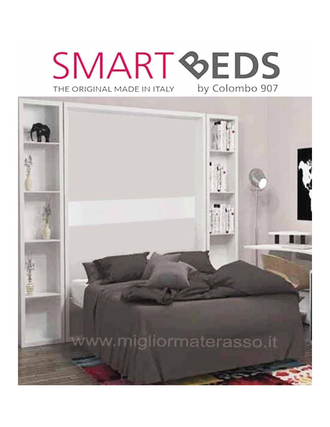 Wall bed and sofa 160x200