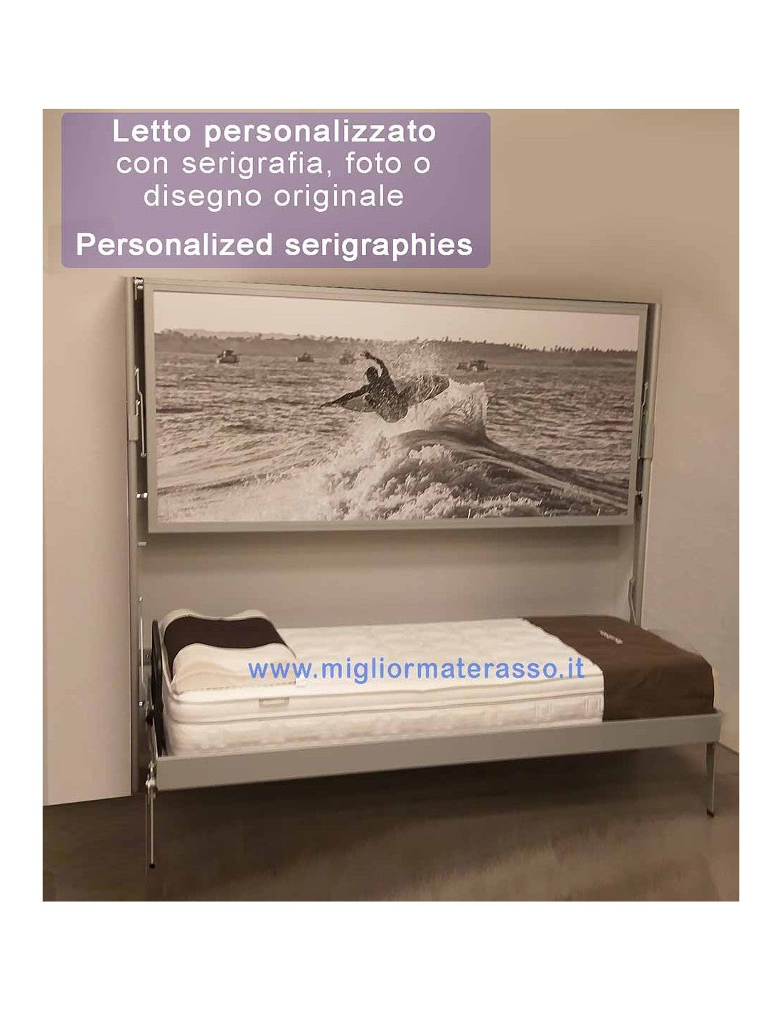 letto a castello serigrafia