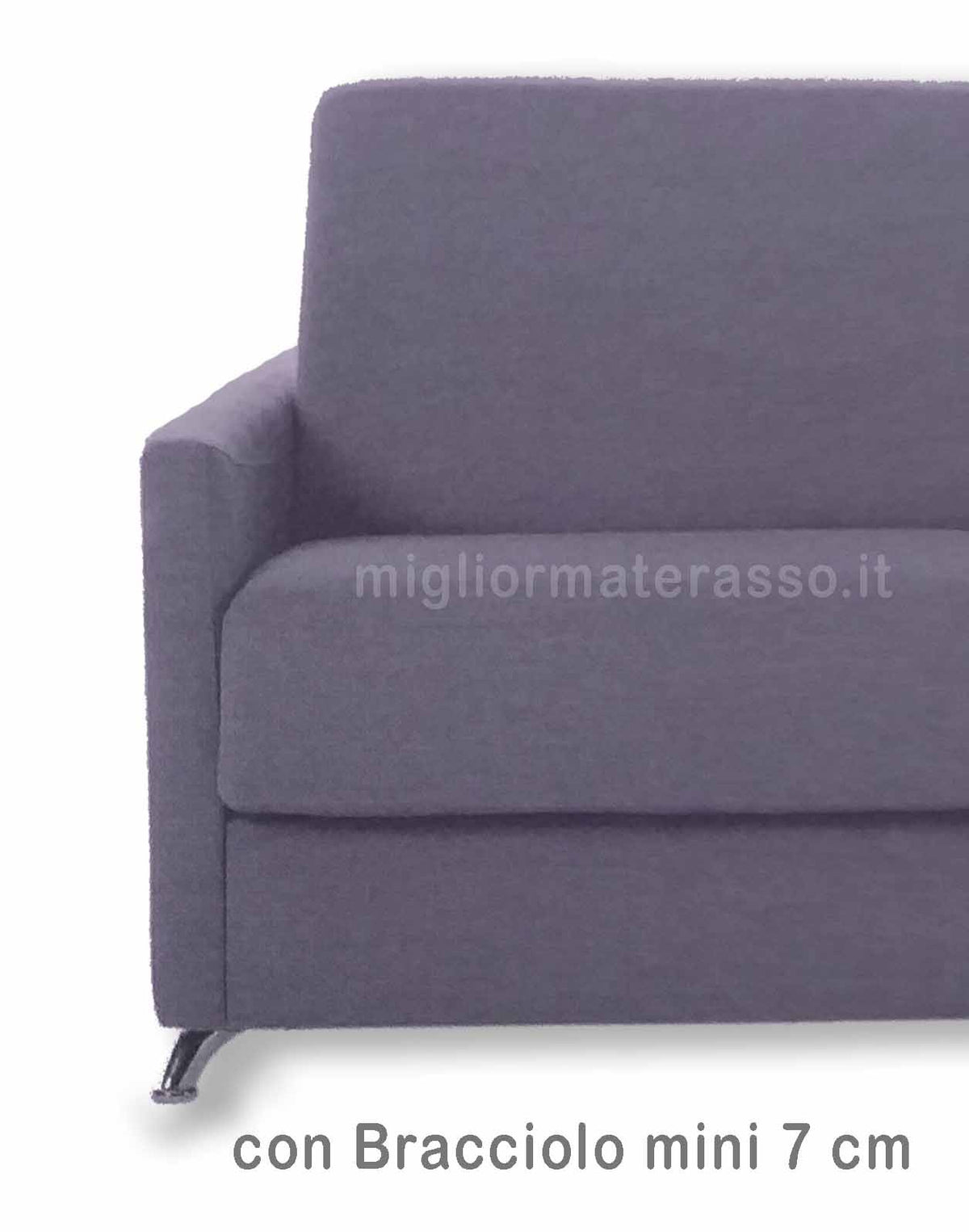 Divano Letto in ecopelle Ambrogio