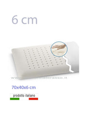 Cuscino alto 6 cm antisoffoco