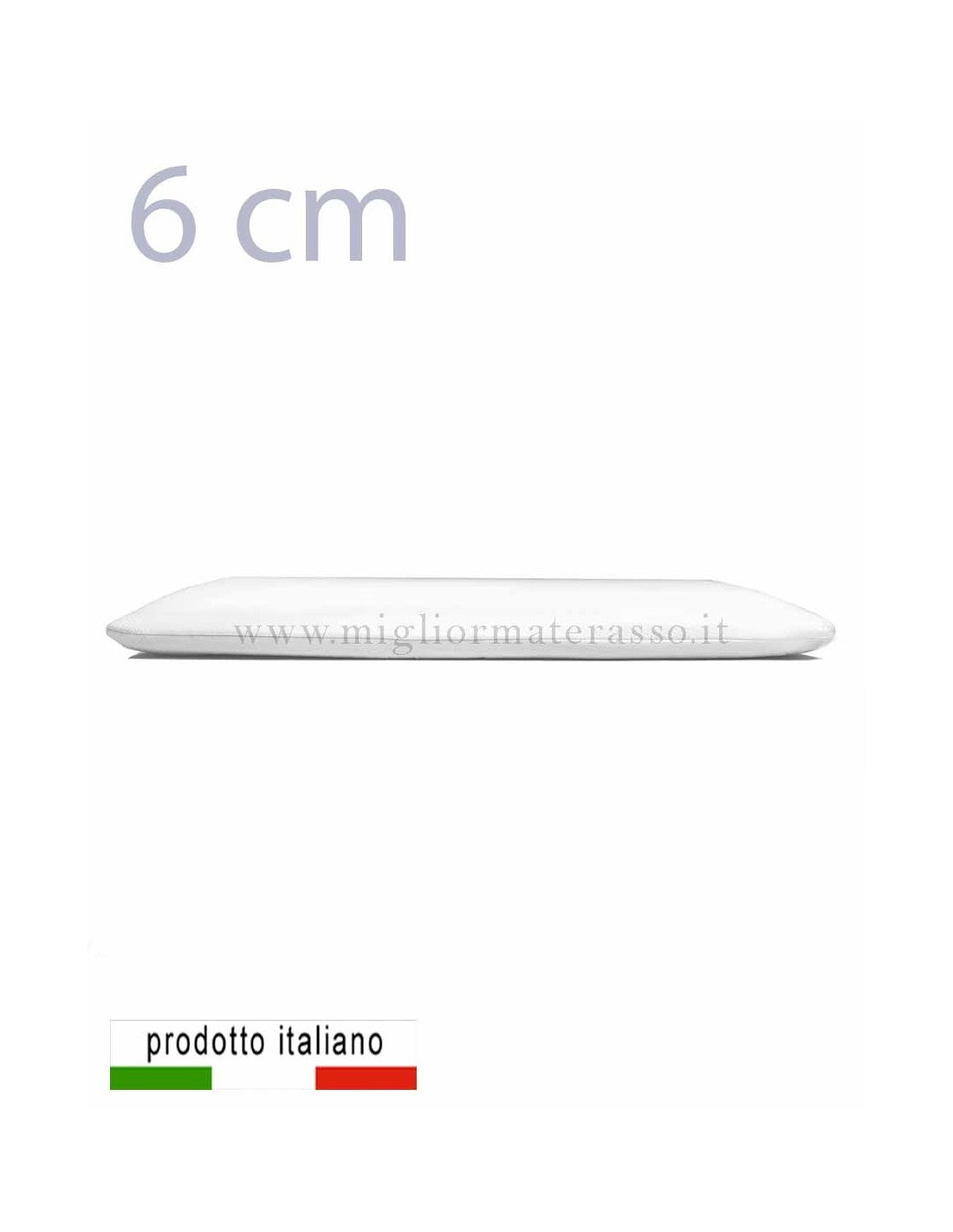 Memory pillow 6 cm high