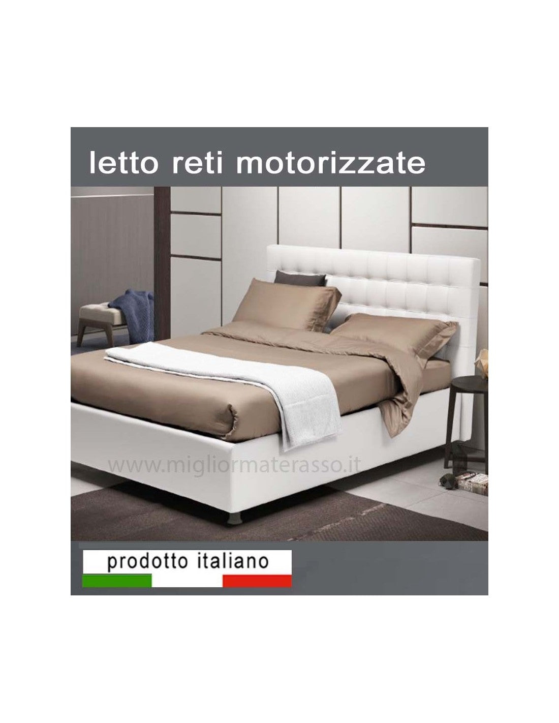 Letto Contenitore Abisso rete motorizzata