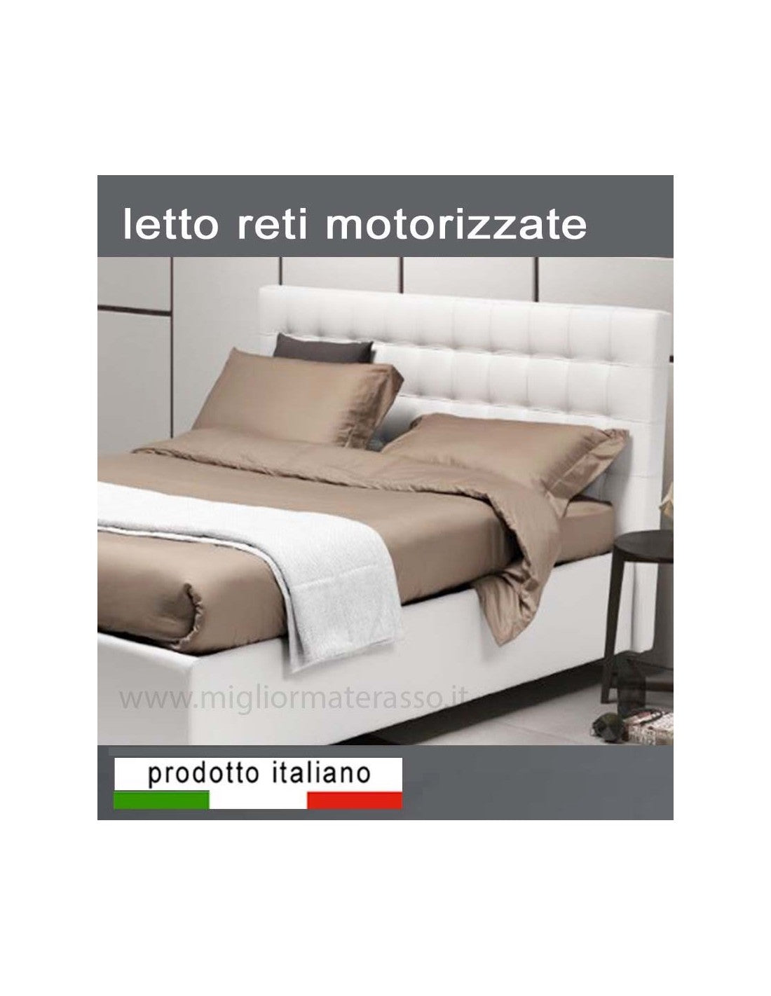 Letto Contenitore Abisso rete motorizzata