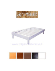 Letto legno una piazza