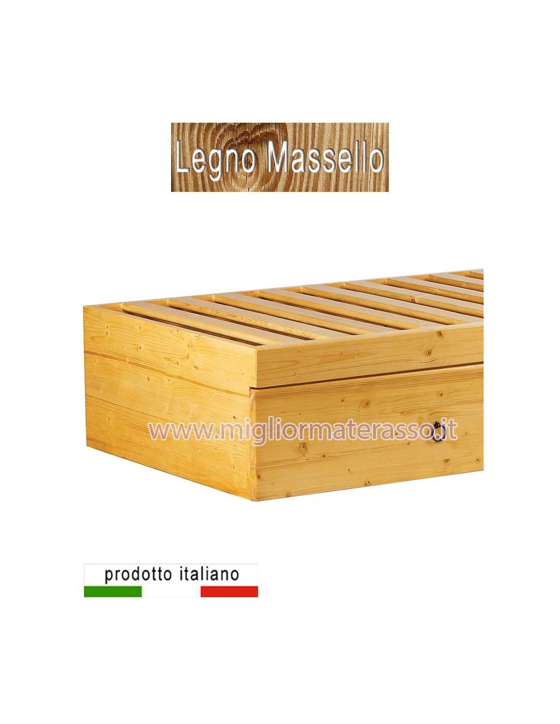 base letto massello
