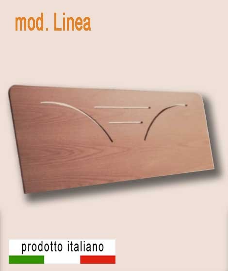 Testiera per letto piazza e mezza in legno