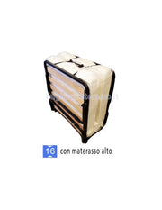 Letto Pieghevole con Materasso Alto 16 cm