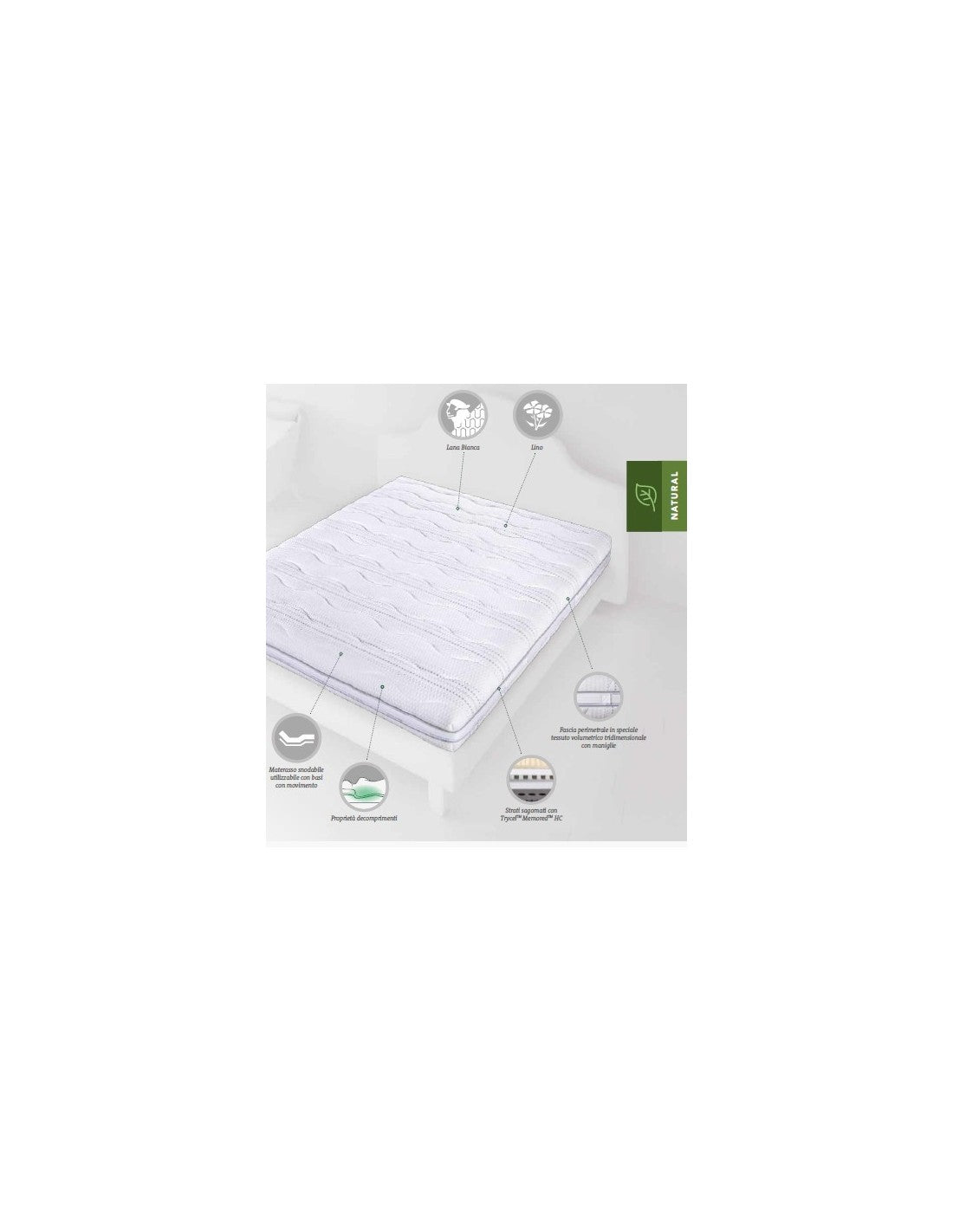 Trycel Memory foam Mattress 320