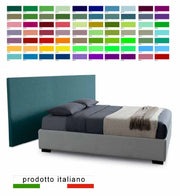 Testiera letto a muro in tessuto