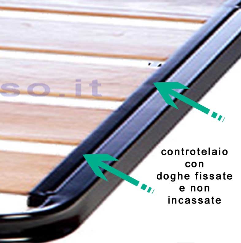 Rete a doghe piazza e mezza extra rigida Master