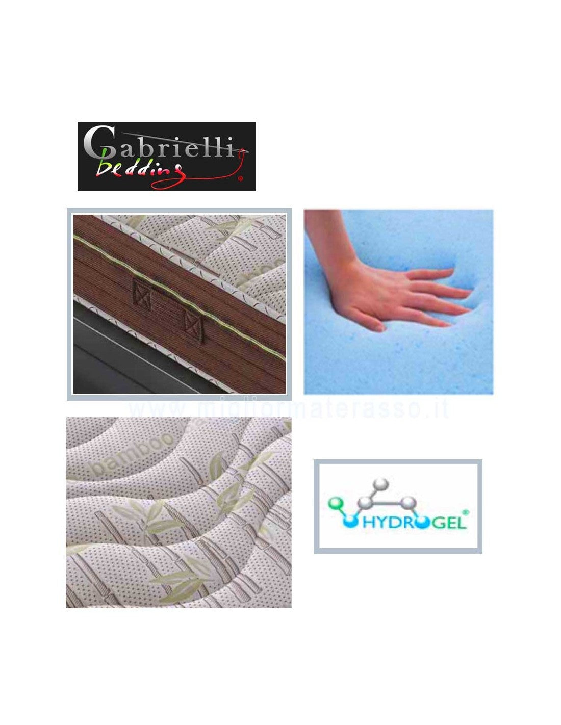Memory Gel Bamboo 160x190