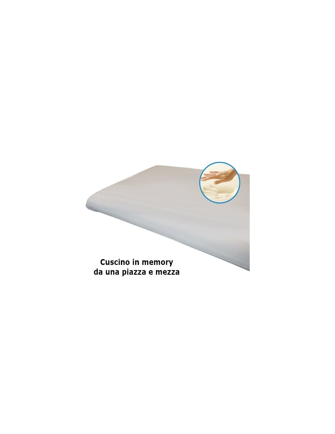 Extra-Long Memory Foam Pillow for 120 cm beds