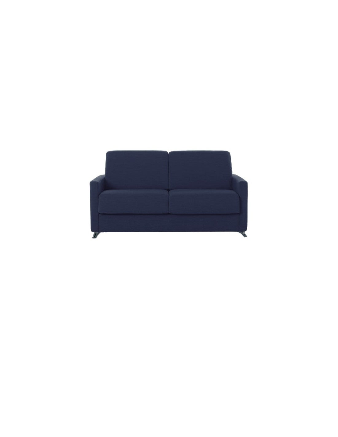 Divano Letto 3 posti in tessuto Blu