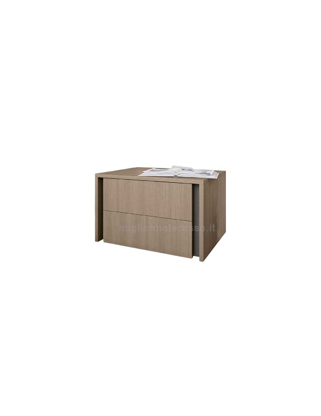 Comodino due cassetti moderno