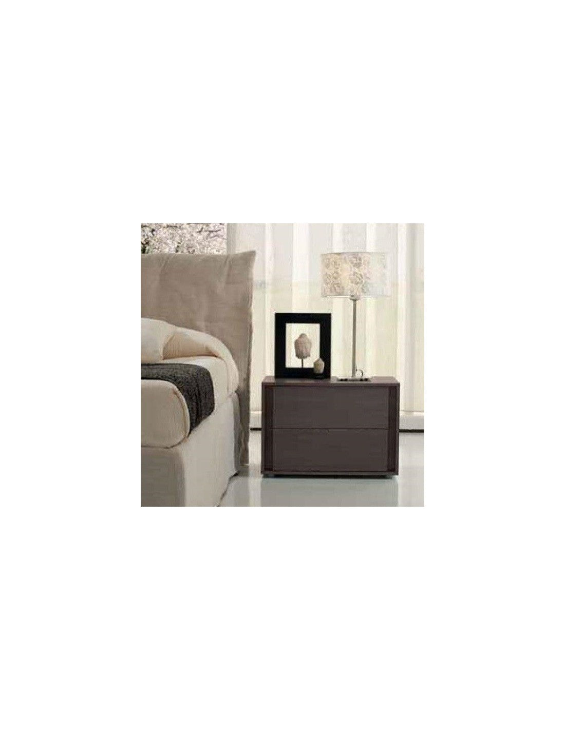 Comodino due cassetti moderno