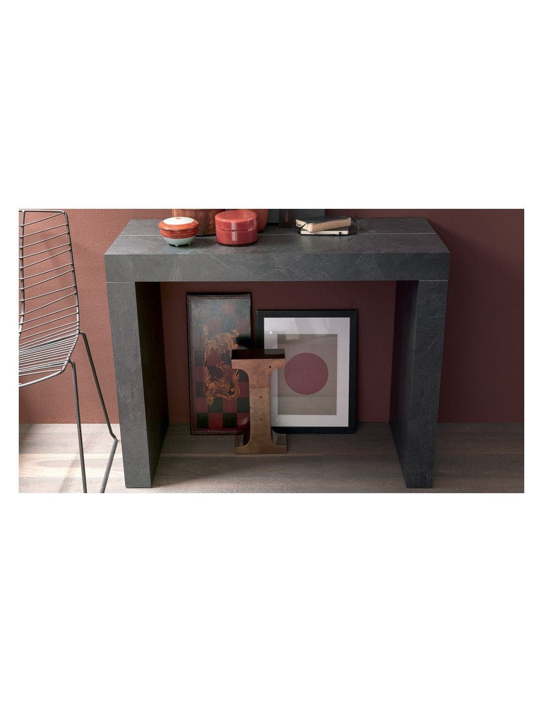 Square Extending Console Table