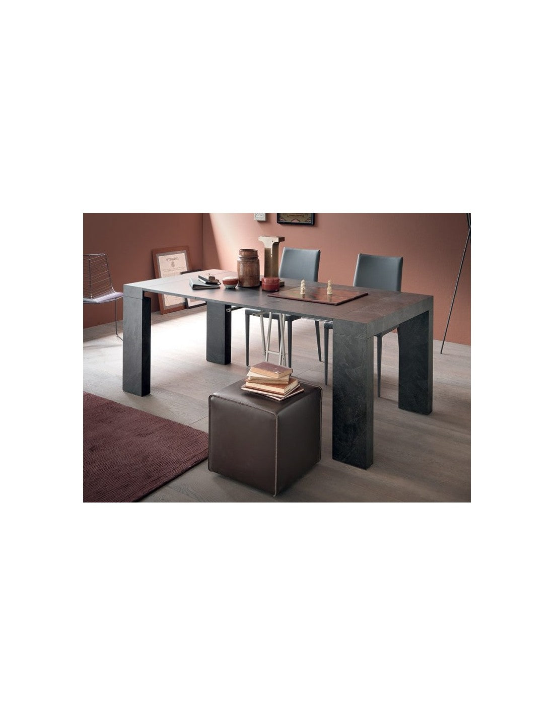 Square Extending Console Table
