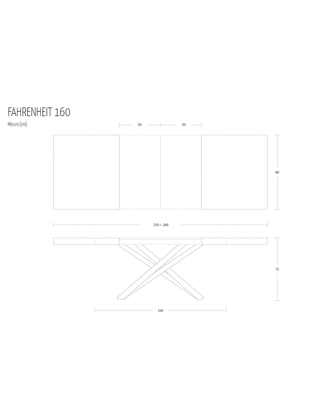 Farenight extending dining table
