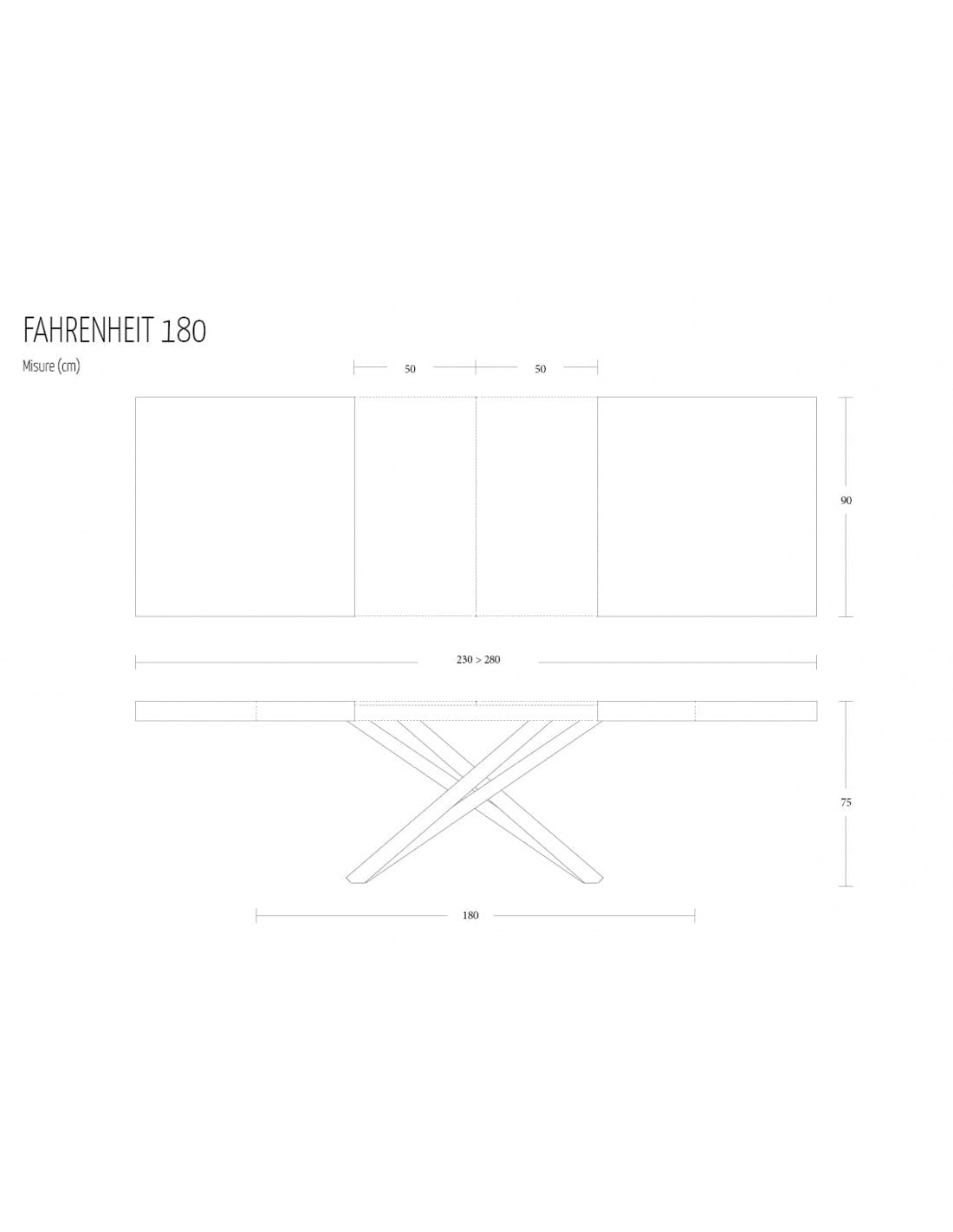 Farenight extending dining table