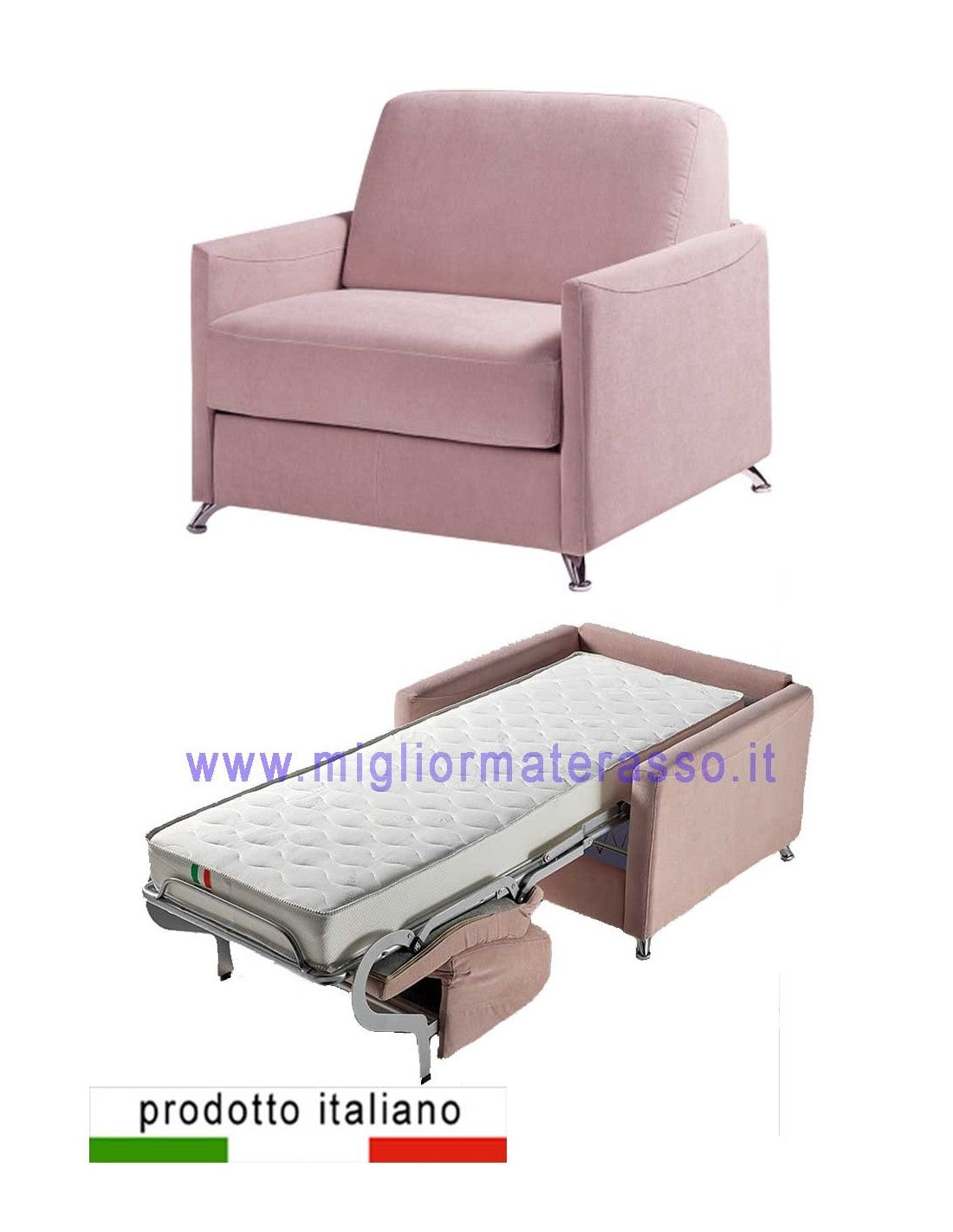 Sofa Ambrogio high mattress 17 cm