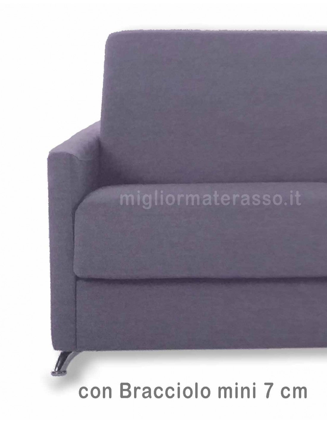 Poltrona letto con materasso singolo 80 cm