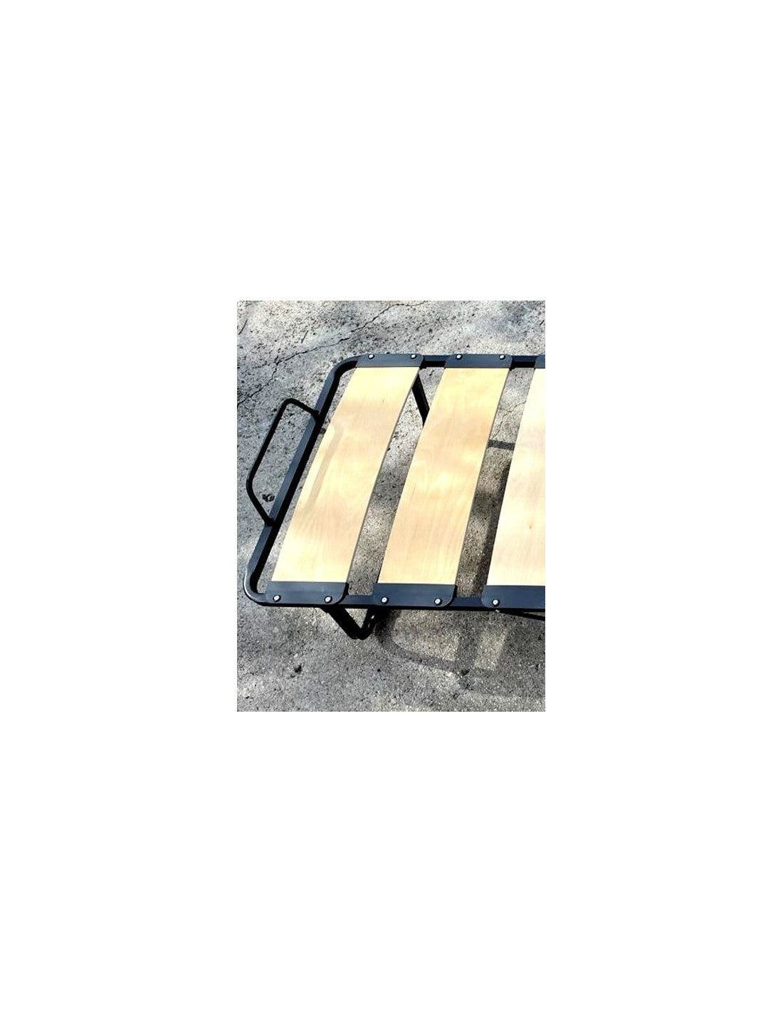 Letto Pieghevole Doghe Larghe Materasso 16 cm