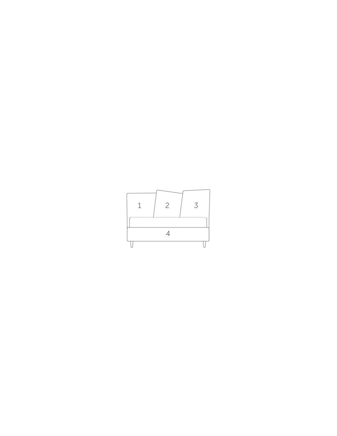 Viola Double and king size Italian Bed