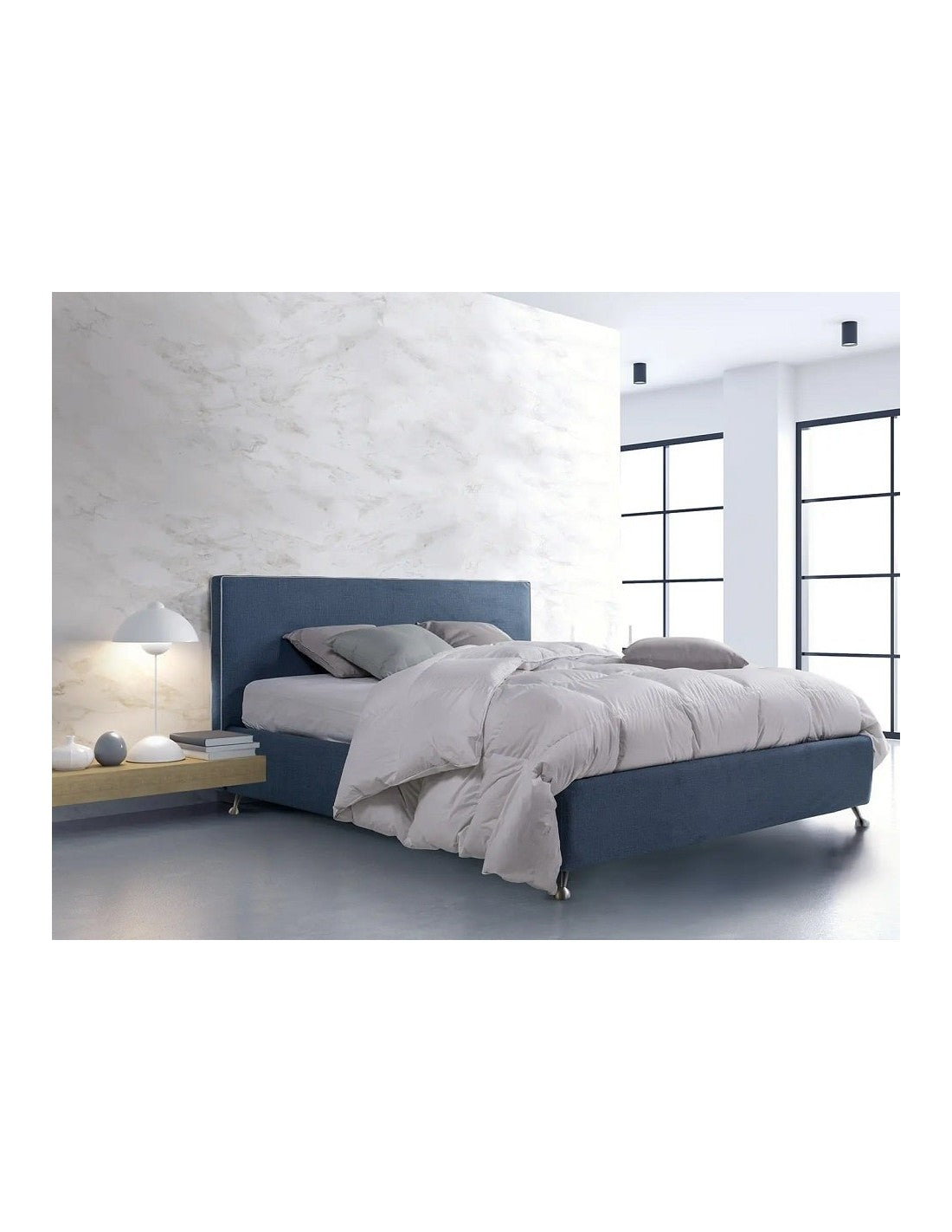 Letto 200x200 contenitore matrimoniale extra size