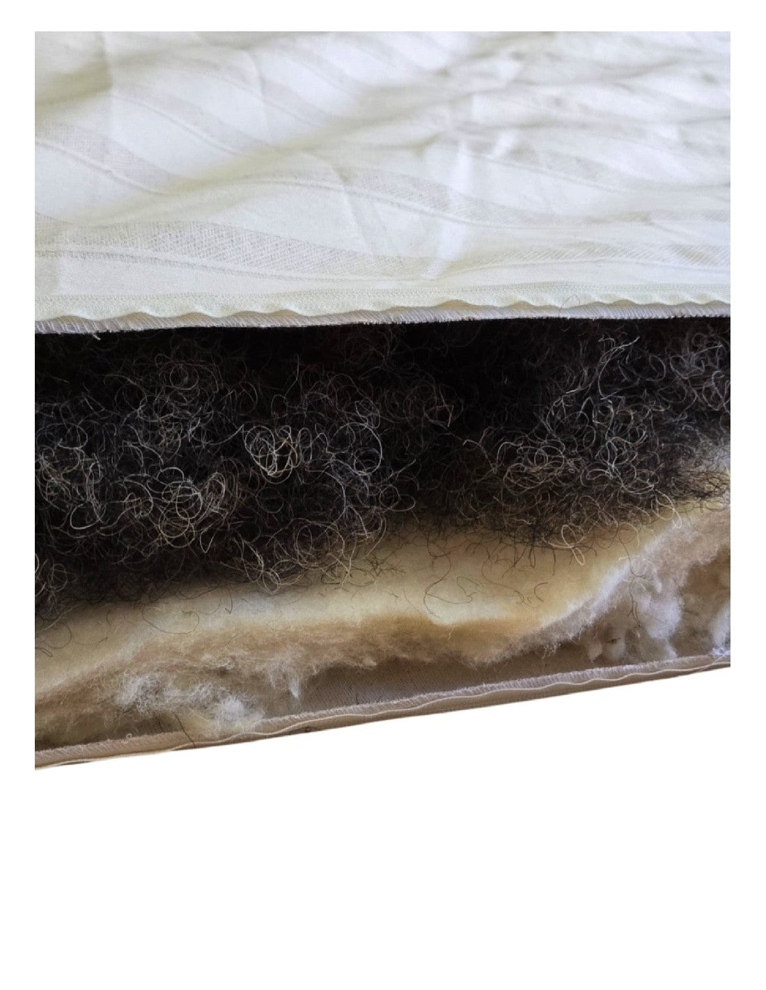 Horsehair and wool Top mattress