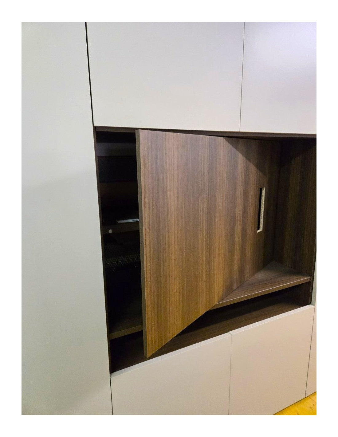 Bedroom wardrobe with TV panel