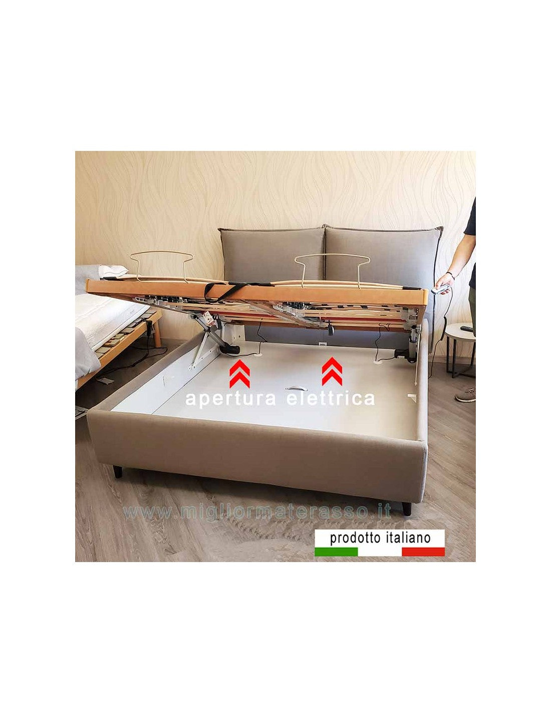 Kit sollevamento motorizzato per letto contenitore