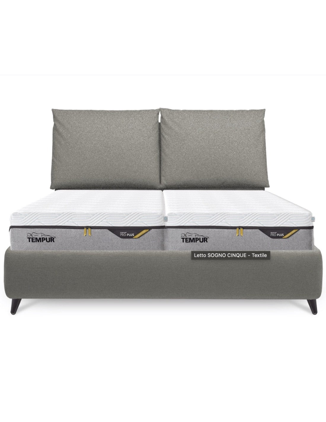 Letto contenitore matrimoniale Tempur