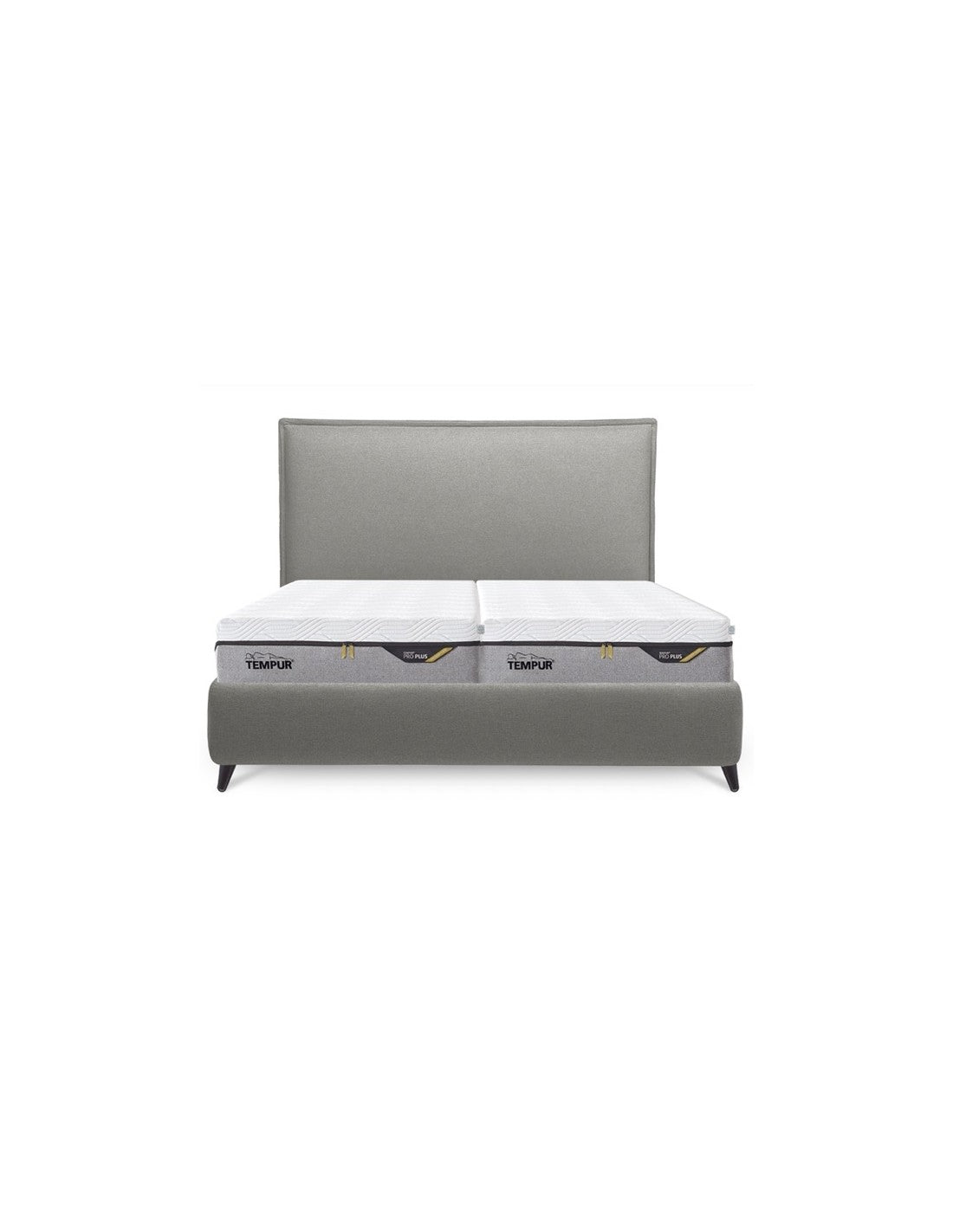 Letto contenitore con testiera alta Tempur