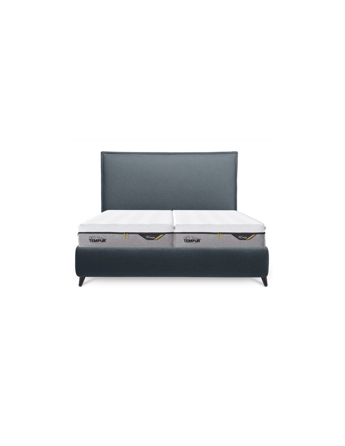 Letto contenitore con testiera alta Tempur