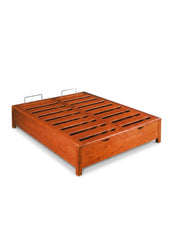 Letto contenitore legno massello matrimoniale
