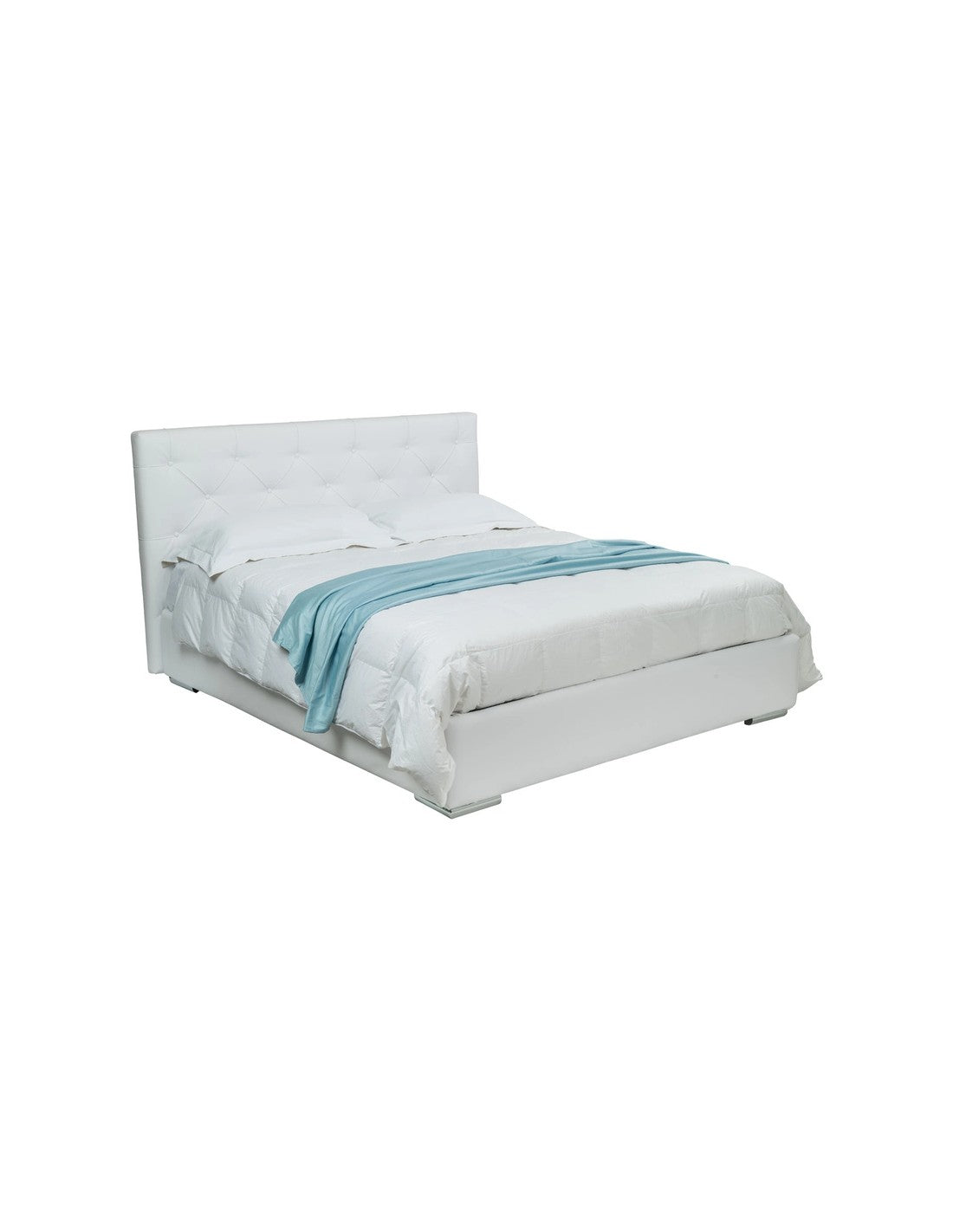 Letto francese testiera con bottoni Luxury