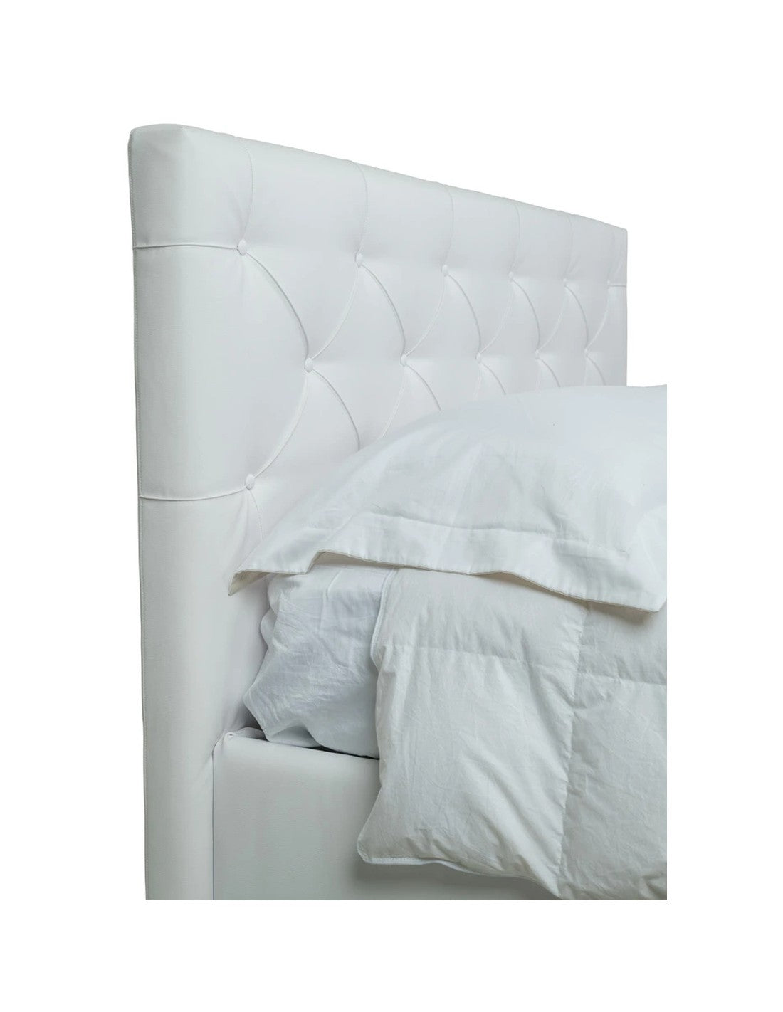 Letto francese testiera con bottoni Luxury