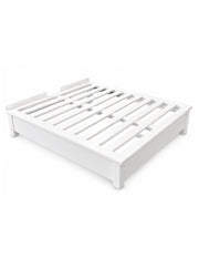 Letto in legno con contenitore