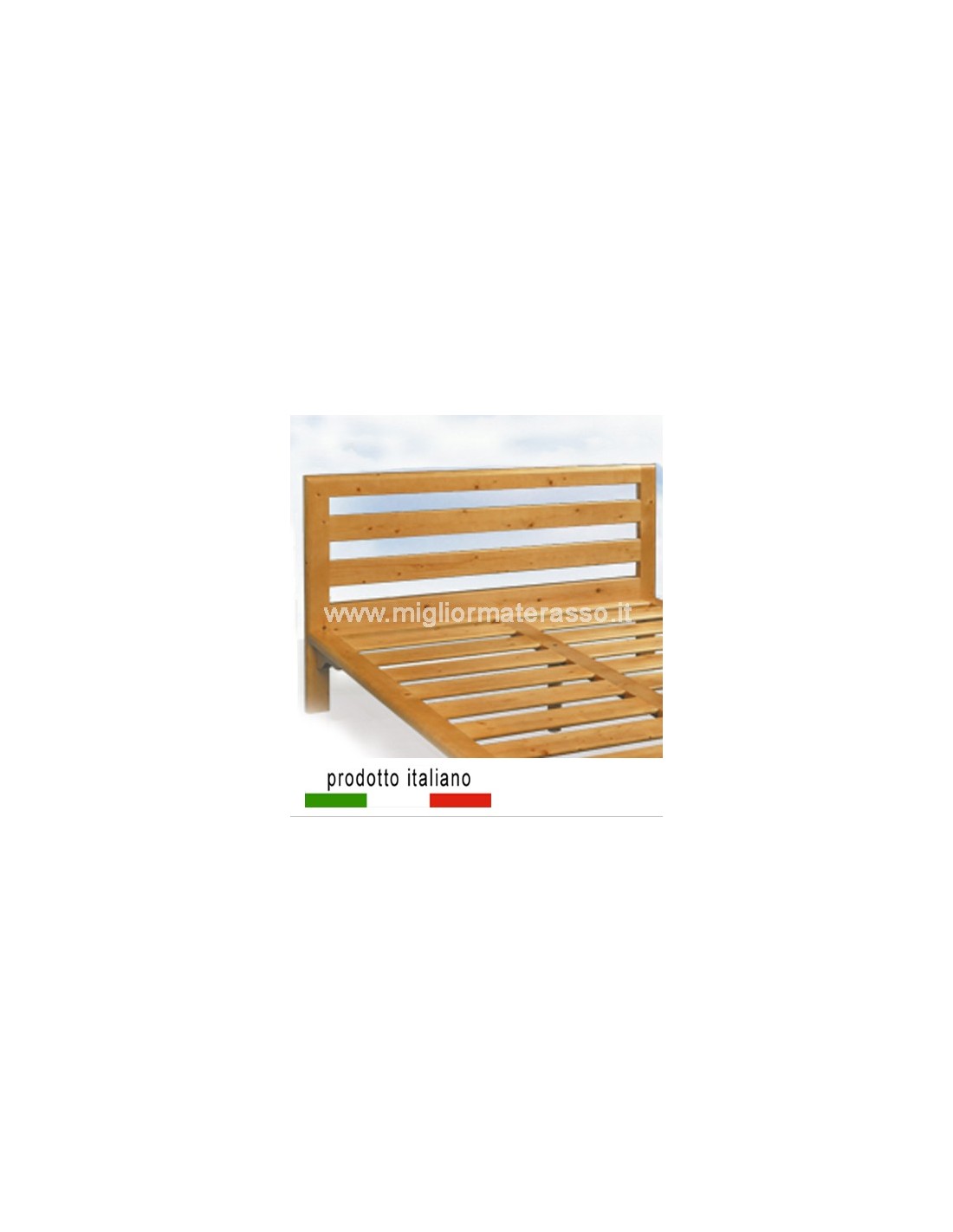 Testiera in legno massello LONG