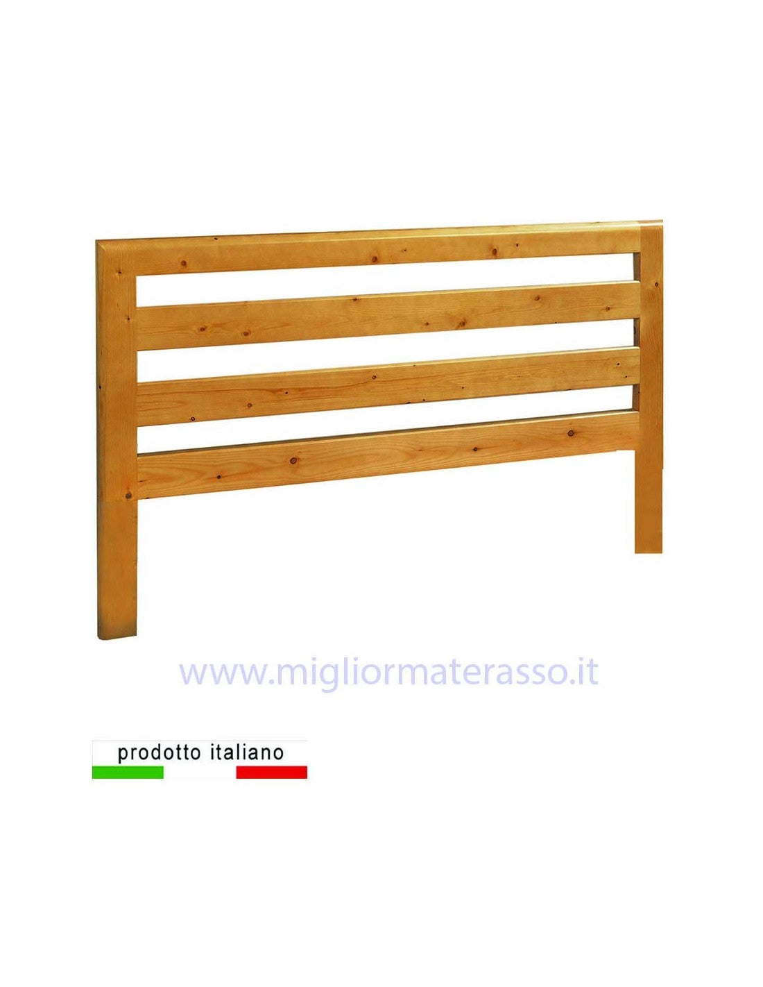 Testiera in legno massello LONG