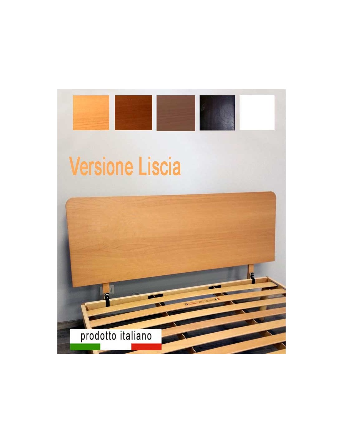 Testiera in legno matrimoniale