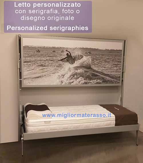 letto con disegno